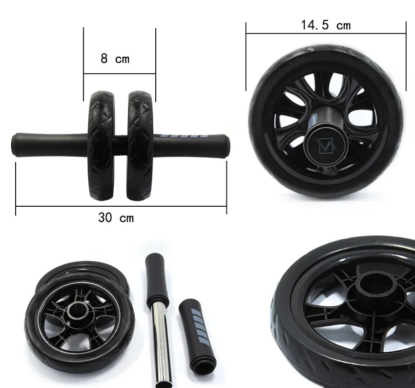 Double Wheel Ab Roller